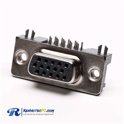 DB 15 Connector Female Right Angled High Density - Renhotecpc.com