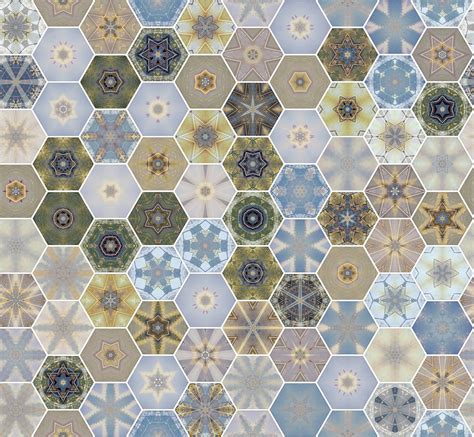 Hexagon Pattern for Apparels Digital Art by Tin Tran - Fine Art America