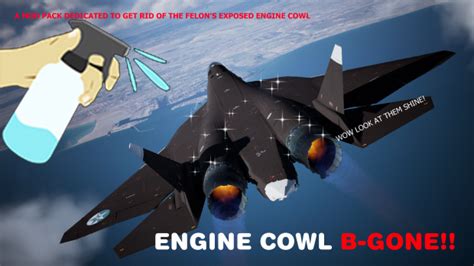 Su-57 Felon - ENGINE COWL B-GONE V2 addon - Ace Combat 7: Skies Unknown ...