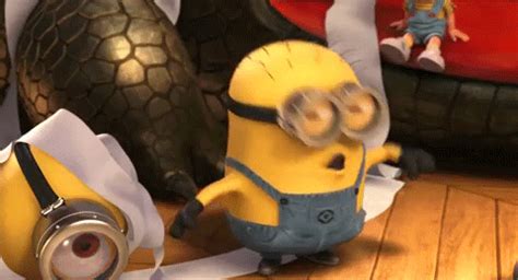 Confused Minion Gif