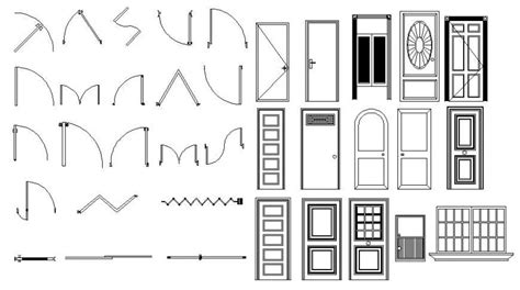 Door Cad Block Dwg File Free Download Cadbull | Images and Photos finder