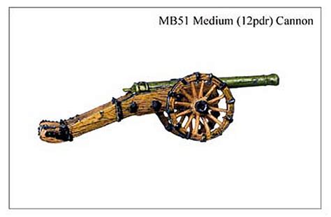 MB051 - Demi Culverin 12 Pounder Cannon – WargamesFoundry