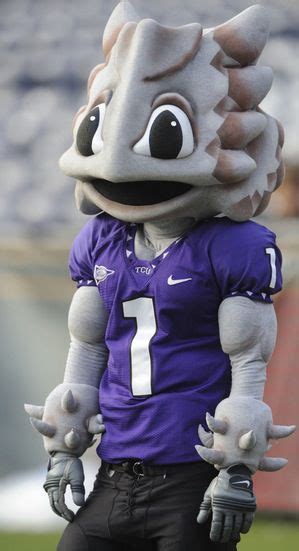 Texas Christian University's Horned Frog mascot. How do you make an ...