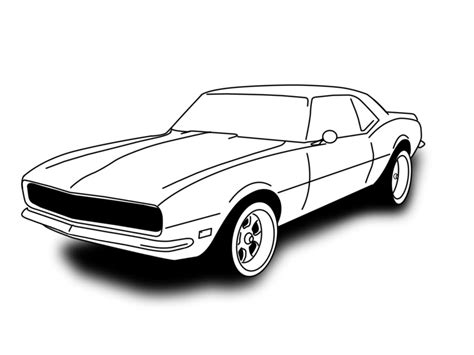 50+ Best pictures 68 Chevelle Coloring Pages / Brawny Muscle Car ...