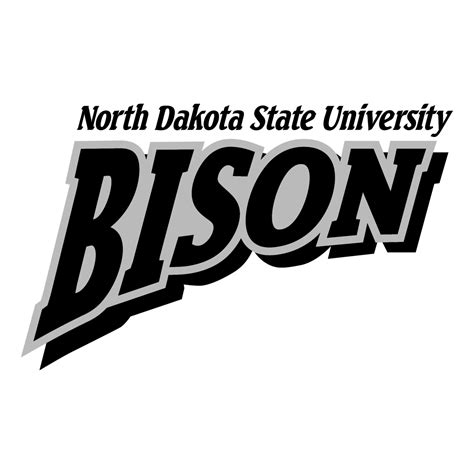 NDSU Bison Logo Black and White (4) – Brands Logos