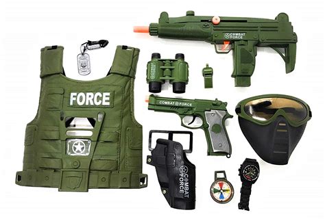 Children's Fun Interactive Pretend Play Get Suited & Geared Up Military ...