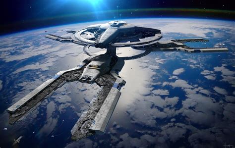 ArtStation - 'The Orville' : Space Station Design, Nick Hiatt | Space ...