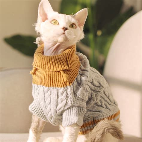 Cute Cat Knitted Sweater - 3 Colors Available - 3 Sizes Available ...