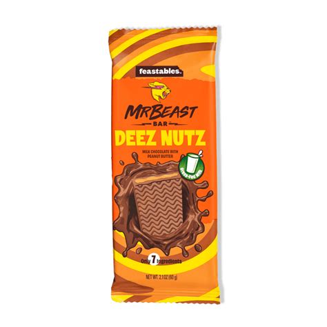 Feastables Mr Beast bar Deez Nuts 60g