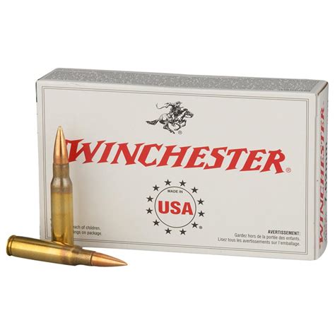 20 rounds Winchester .308 147 Grain FMJ Ammo - 2403, .308 Winchester ...