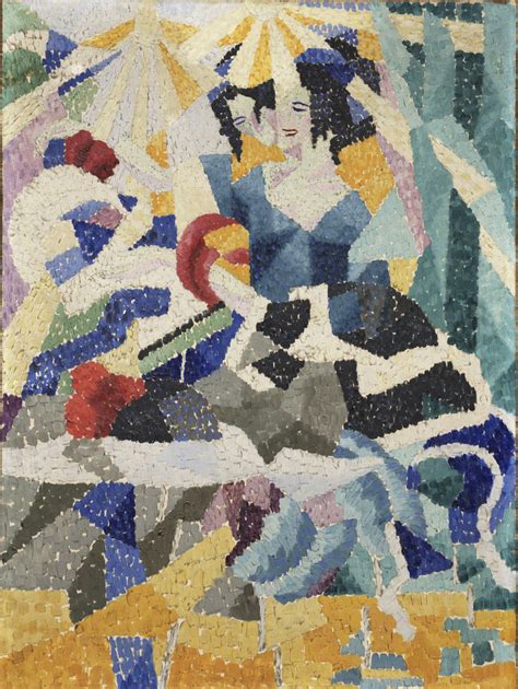 File:Gino Severini, 1910-11, La Modiste (The Milliner), oil on canvas ...