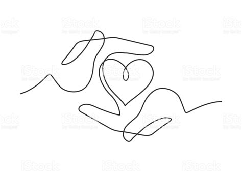 Art & Collectibles Heart hands line art clipart Love hands svg Family ...