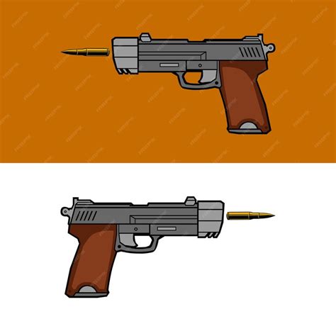 Premium Vector | Vector pistol art, icon and graphics high quality