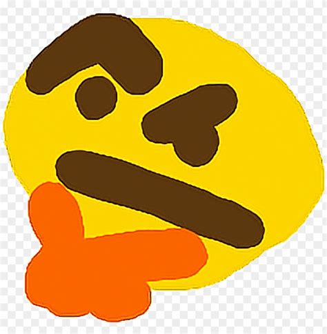 Think Emoji Thonk Memes Lol Emote Confused Pepe Hmm - Thinking Meme Png ...