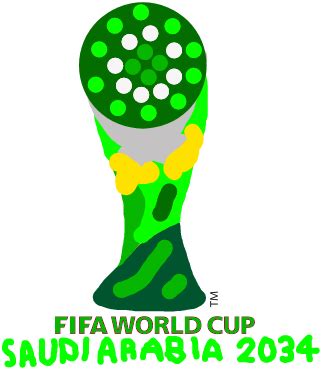 FIFA World Cup Saudi Arabia 2034 Logo by PaintRubber38 on DeviantArt