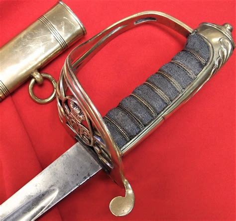 **SOLD** 1854 PATTERN, BRITISH ARMY QUEEN VICTORIA ERA OFFICER’S SWORD ...