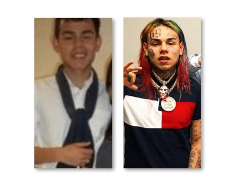 6IX9INE Before And After - Tattoos, Rainbow Hair (Pictures) - Empire BBK