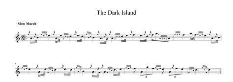 The Dark Island For Bagpipes (arr. Martin Hay) by Martin Hay Sheet ...