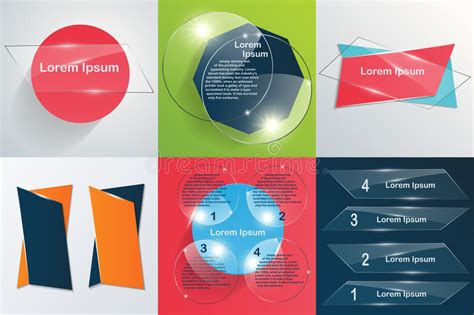 Collection of Templates Modern Infographic Vector Stock Vector ...