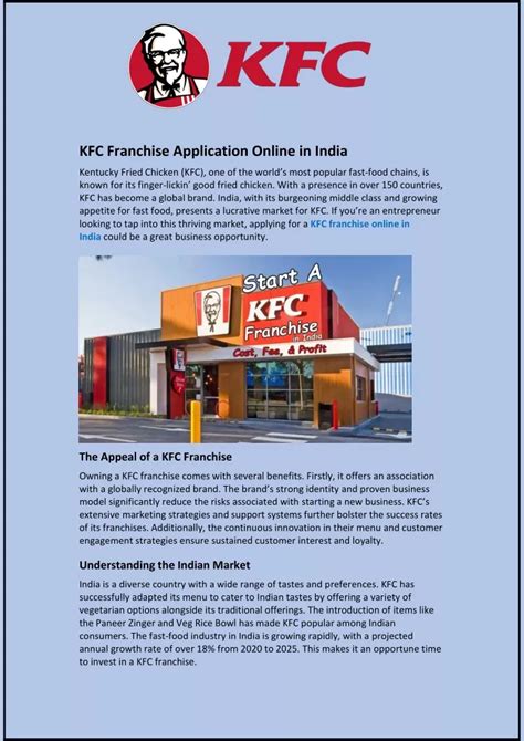 PPT - KFC Franchise Application Online in India PowerPoint Presentation ...