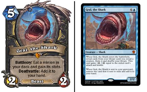 Hearthstone card explanations vs MTG card explanations : r/hearthstone