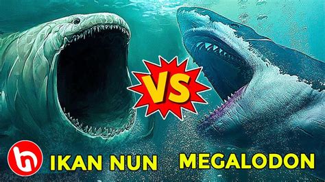 Ikan Nun Jauh Lebih Besar dari Megalodon! Mampukah Hiu Mengerikan ...