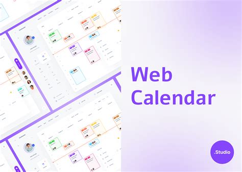 Web Calendar on Behance