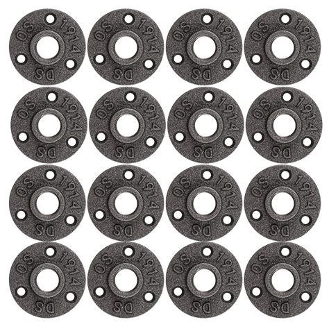 Buy Brooklyn Pipe Flange - 20 Pack 1/2 Inch Floor Flange Cast Iron Pipe ...