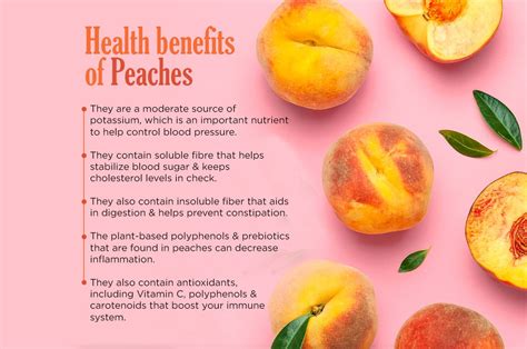 Health benefits of peaches