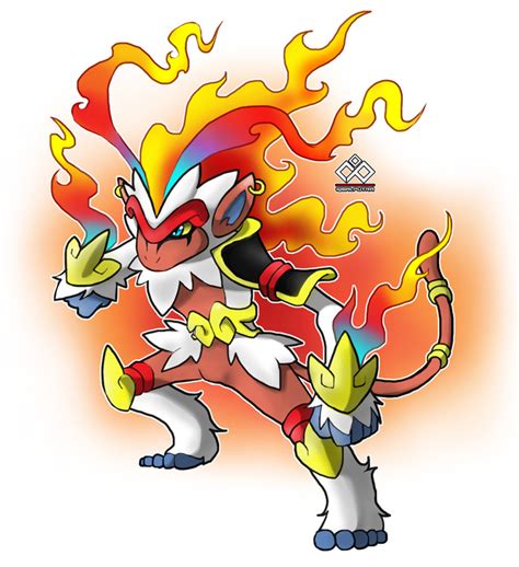 Mega Infernape (Rjamez.the.v Version) by InfinitePieces on DeviantArt