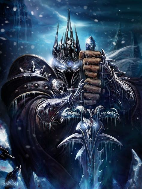 HD wallpaper: arthas, World Of Warcraft: Wrath Of The Lich King, water ...