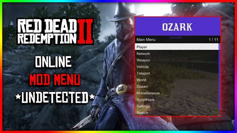 Red Dead Redemption 2 Mod Menu Online Hack for RDR2 Online UNDETECTED ...