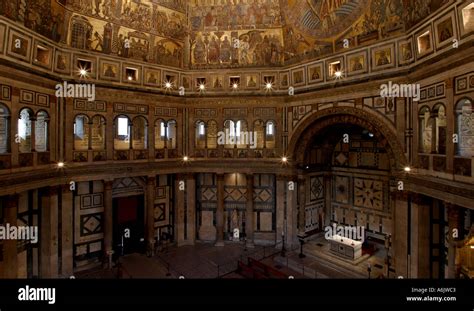 Florence baptistery interior Stock Photo - Alamy