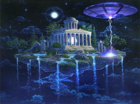 Celestial Palace, Gilbert Williams | Visionary art, Fantasy landscape, Art