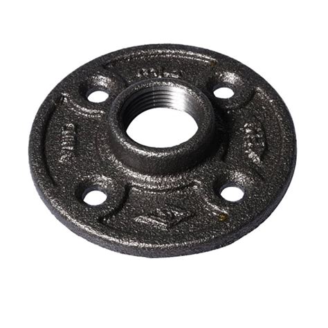 Black Pipe- Fittings- 1-1/4"- Floor Flange - Surry General Store