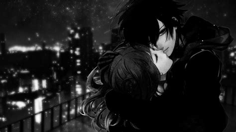 Cute Dark Anime Couple Wallpapers on WallpaperDog