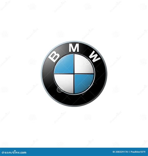 BMW Logo Editorial Illustrative on White Background Editorial Stock ...