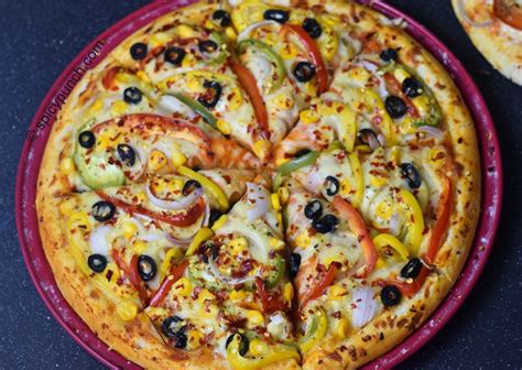 veg pizza recipe | authentic best homemade vegetarian pizza