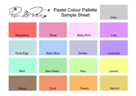 Pastel Colors Examples