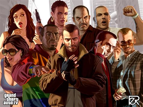 GTA IV Characters by LeipeAap on DeviantArt