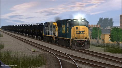 Trainz: CSX SD70MAC Cabride - YouTube