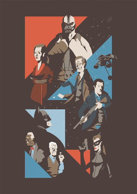 Awesome DARK KNIGHT Trilogy Poster Illustrations — GeekTyrant