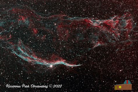 Digital Image: The Western Veil Nebula – Kissimmee Park Observatory