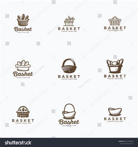 Basket Logo Design Vector Template Stock Vector (Royalty Free ...