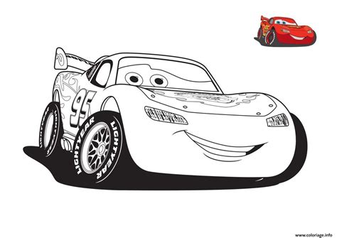 Coloriage Cars 3 Disney dessin