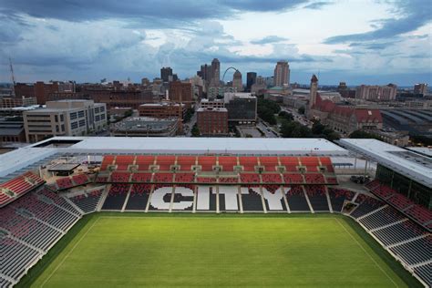 New Stadium for Major League Soccer's St. Louis CITY SC Hosts Inaugural ...