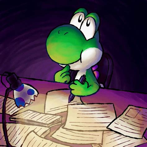 Yoshi does his Taxes by MuzYoshi on DeviantArt | Super mario art, Yoshi ...