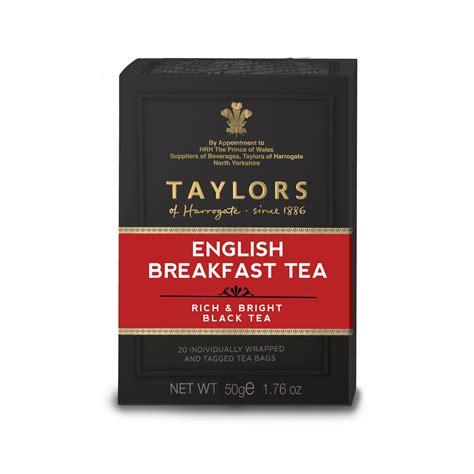 Taylors Tea – English Breakfast Tea 6/20s | Terra Foods