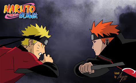 Naruto Vs Pain by AlysonKof on DeviantArt