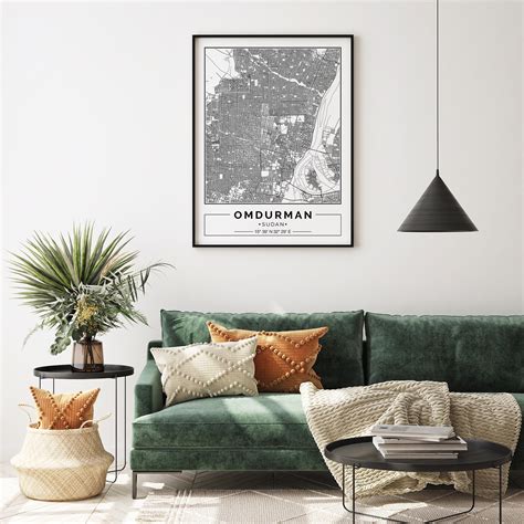 Omdurman Sudan Omdurman City Map Omdurman Poster Omdurman - Etsy UK